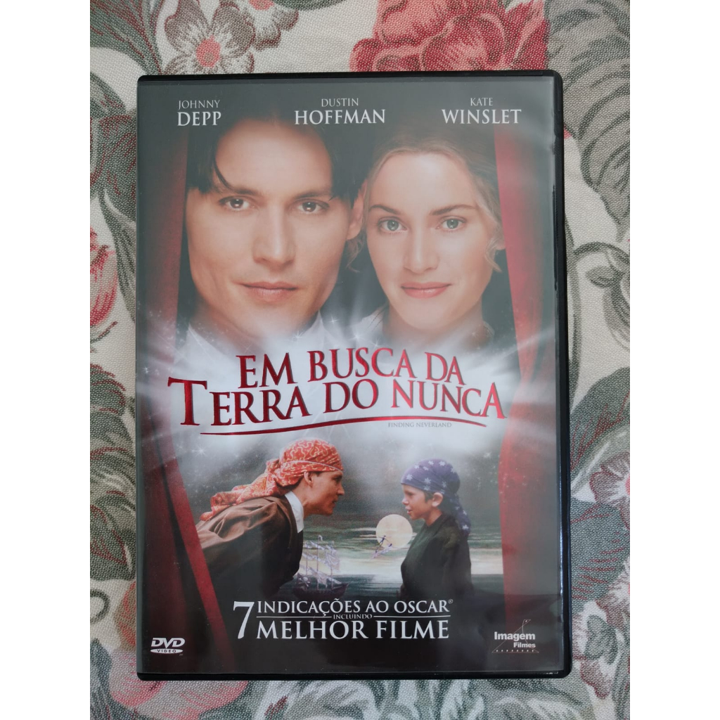 DVD EM BUSCA DA TERRA DO NUNCA - JOHNNY DEPP