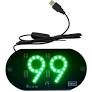 Placa De Led Letreiro Aplicativo 99 Luminoso Com Botão Liga/desliga
