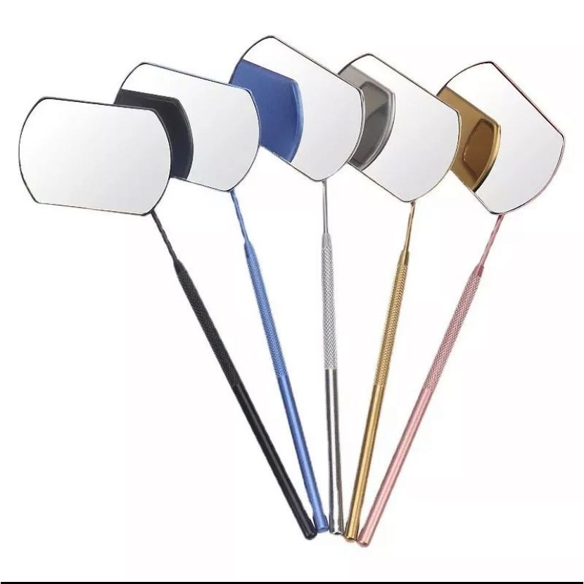 Espelho Retangular de Precisão para Extensão de Cílios