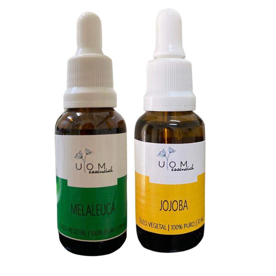 Kit Óleo Melaleuca e Jojoba | Hidratação e Controle Espinhas