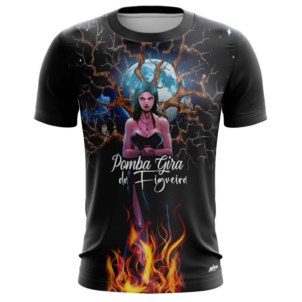 Camisa religiosa Pomba Gira da Figueira