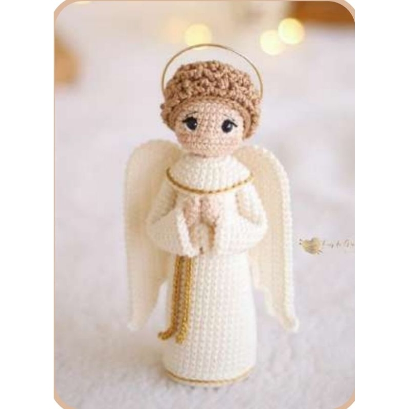 Anjo amigurumi/ Anjo presépio natal/ Anjo decoração/ anjo