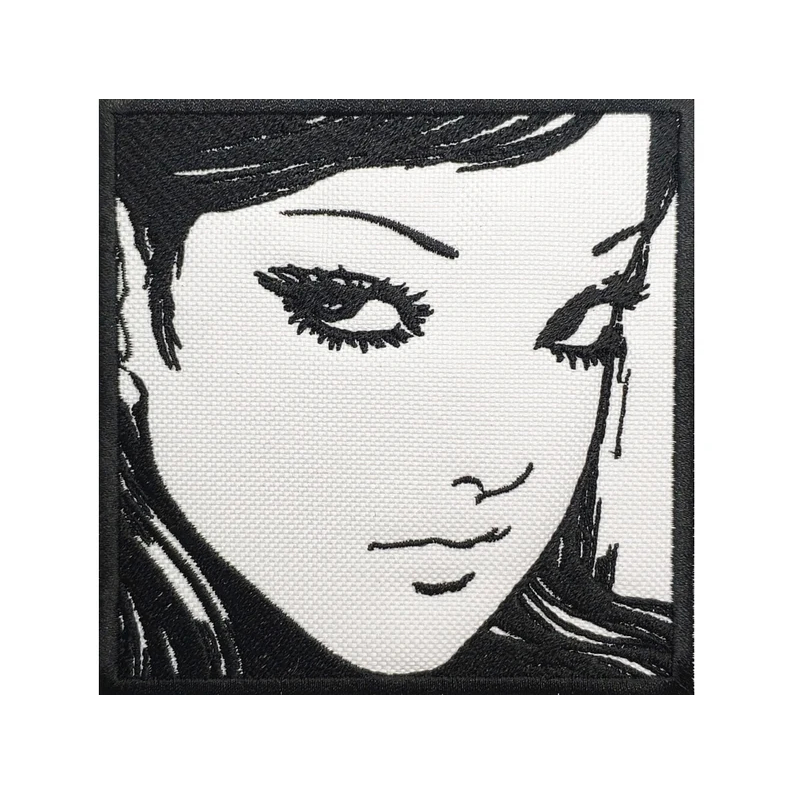 Patch bordado termocolante junju ito tomie termocolante