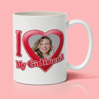 Caneca Personalizada - I love My Boyfriend ou my girlfriend - Namorados Lindo Presente Com sua Foto em Oferta na Shopee