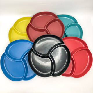 Conjunto 15 Petisqueira Pequena 3 Divisória Plástico