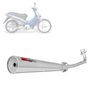 Escapamento Escape Super Adventure Roncar ML Competition Curto Moto Biz 100 1998 1999 2000 2001 2002 2003 2004 2005