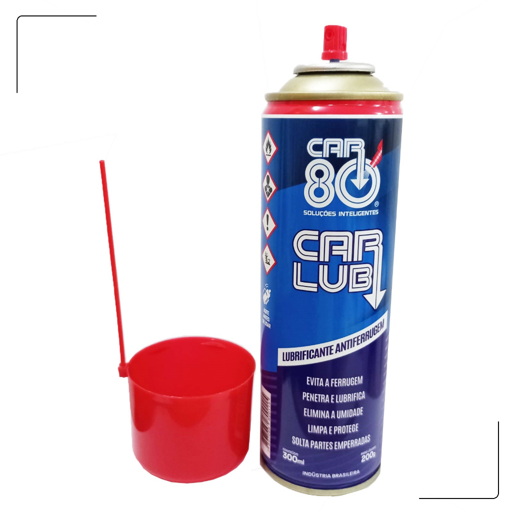 Car Lub Óleo Desingripante Anticorrosivo Antiferrugem 300ml em Oferta na Shopee