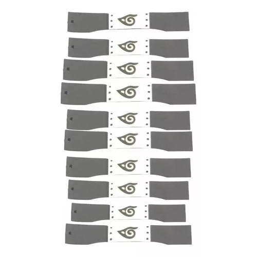 Kit 10 Bandanas Naruto E.v.a  Festa aniversário eventos