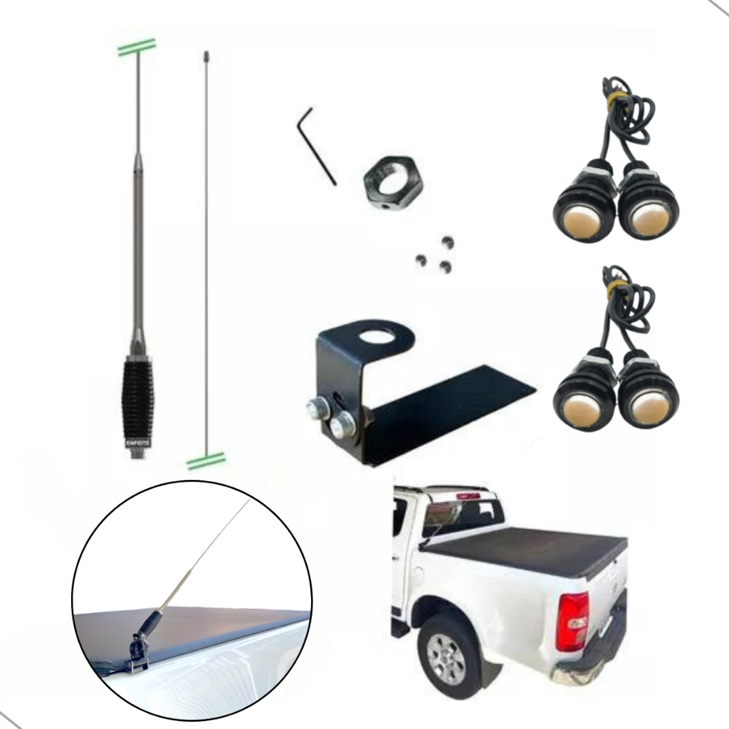 Antena Px Camionete F250 Hilux Adesivo