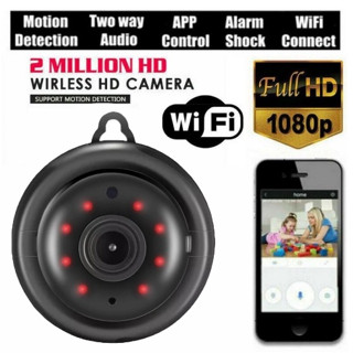 V380 Pro 1080P Câmera Sem Fio HD Wifi Com Visão Noturna Detecção De Movimento Mini Ip