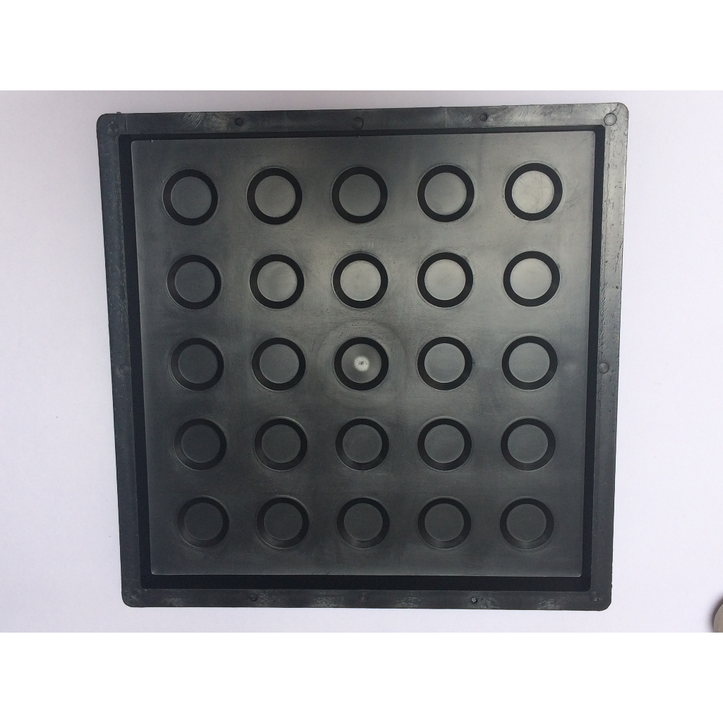 Forma Piso Tátil Alerta Direcional Bola 33x33x2,5cm - Fp080 - Brasfort
