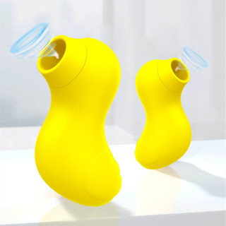 Poderoso Sugador De Clitóris Vibrador Língua Vibrando Mamilo Chupando Boquete Estimulador De Clitóris Patinho Amarelo