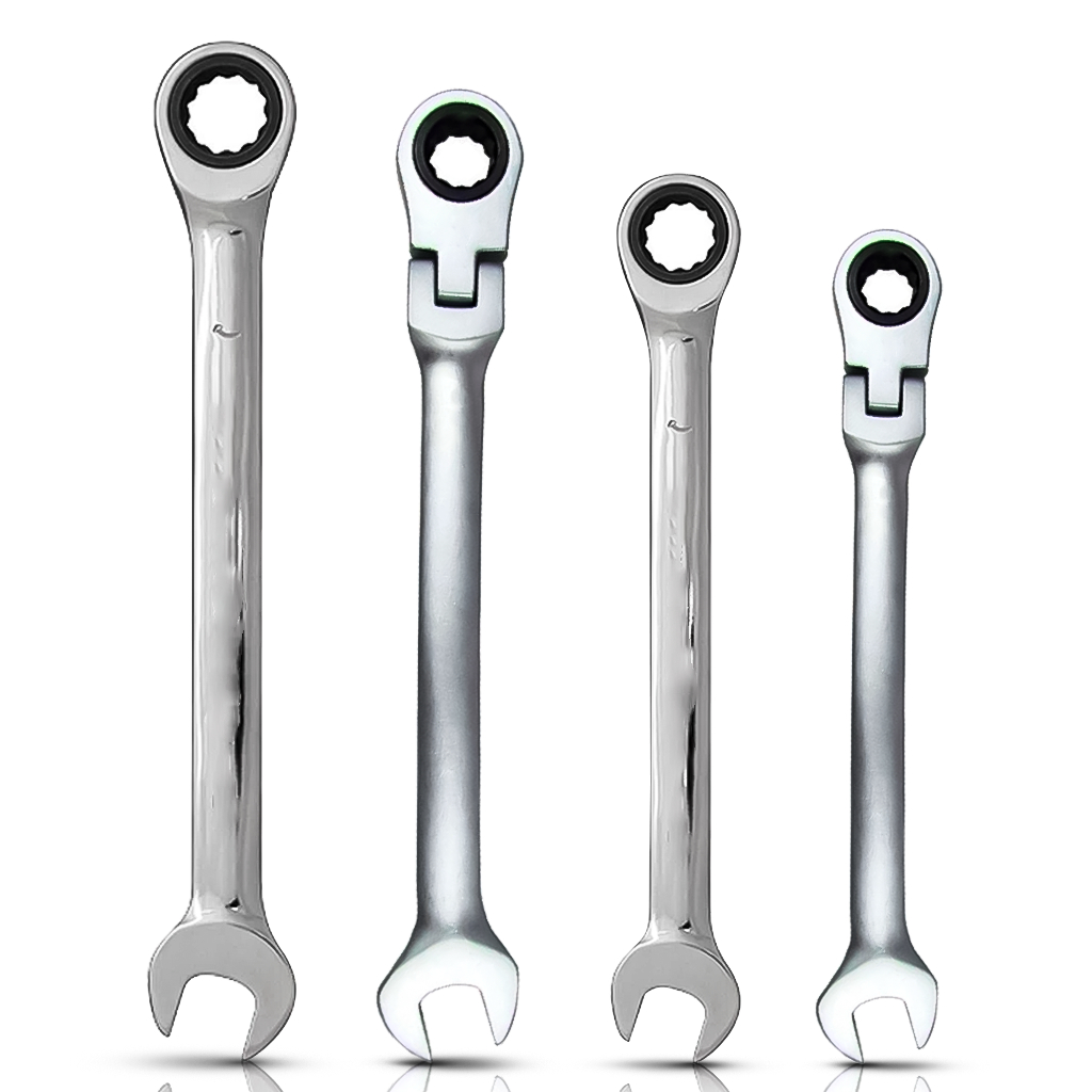 Chave Combinada Catraca Fixa Ou Articulada Cromo Vanádio 8 - 19mm A Escolha Aço Cromo Vanádio Cr-V em Oferta na Shopee