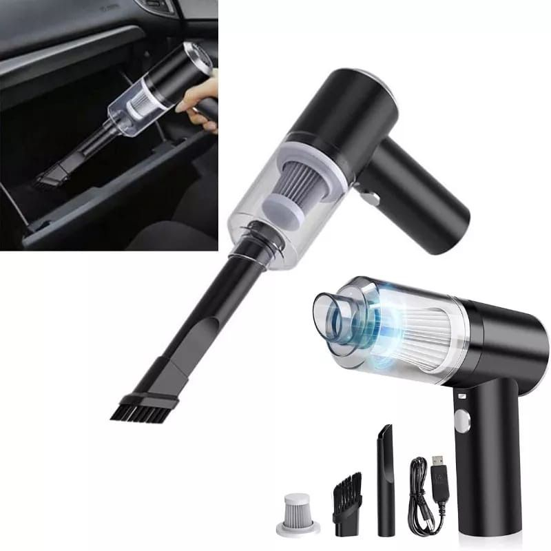 Aspirador De Pó Usb Portátil Completo Linha Premium Carro E Casa 2000mAh