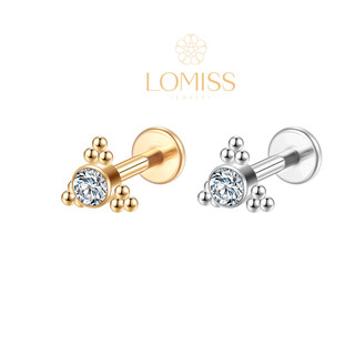 Piercing Helix Tragus Conch Boca-Medusa Aço Cirúrgico Indiano Zircônia Com Bolinhas em Oferta na Shopee