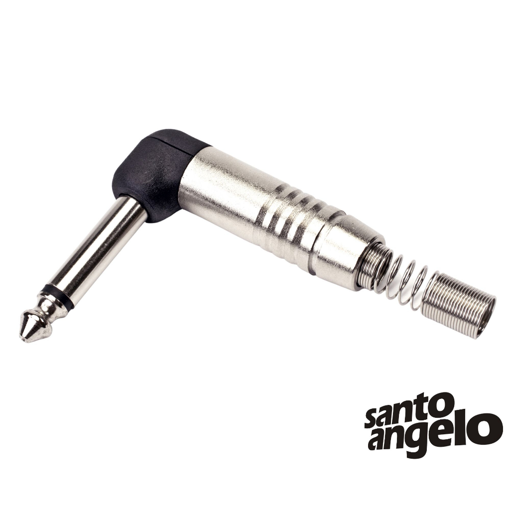 Plug Conector P10 P L -90º - Mono Santo Angelo