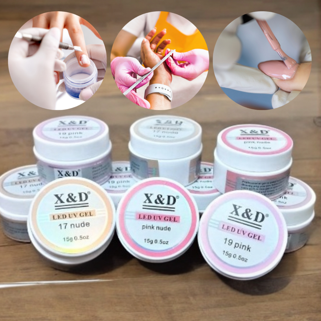 Gel X&d 15g Led Uv Gel para Unhas Xd Profissional Acrigel Alongamento Xed em Oferta na Shopee