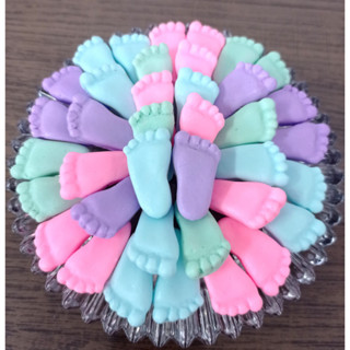 200 Mini Pezinhos Sabonete Perfumado - (100 Pares) - POSTAGEM 24H Atacado lembrancinha MELHOR QUALIDADE