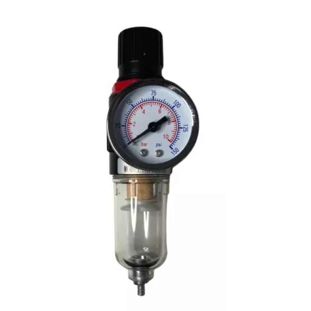 Filtro De Ar Regulador Pressão 1/4 Compressor Afr 2000