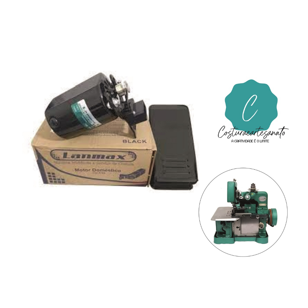 Motor Para Máquina De Costura Overloque Sequinha GN1