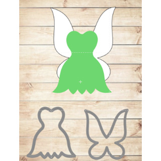 Cortador roupa sininho 4cm Promoção em Oferta na Shopee