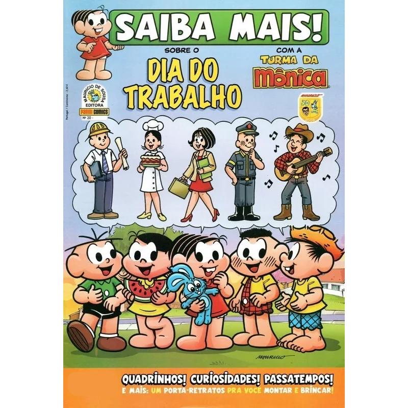 Turma Da Mônica - Saiba Mais - Volume 20 - Dia Do Trabalho