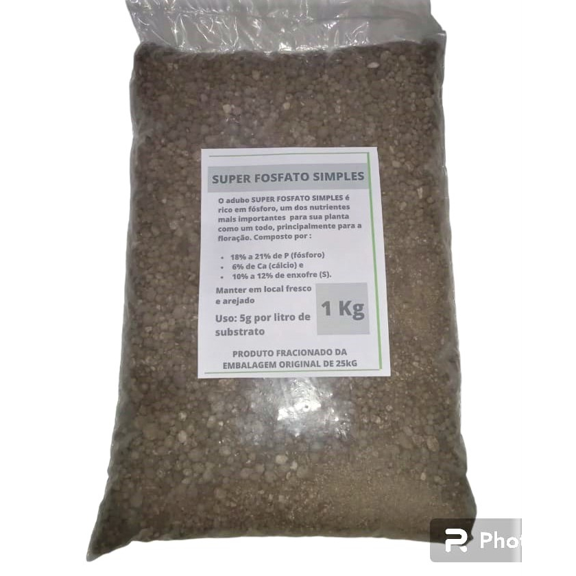 1Kg SUPERFOSFATO SIMPLES - Adubo Para Floração de Rosa do Deserto em Oferta na Shopee