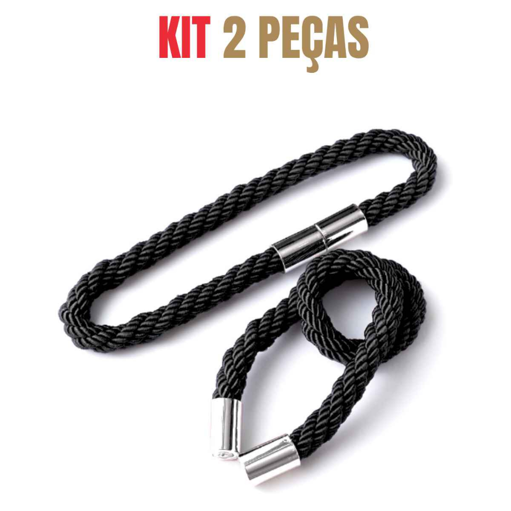 Par com 2 Peças de Abraçadeira Cordão Magnético Luxo Para Cortina em Oferta na Shopee