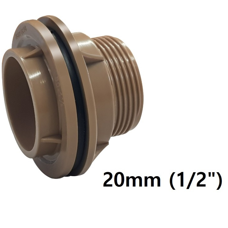 Flange Adaptador 20mm 1/2" Para Caixa D’ Água ou Cisterna