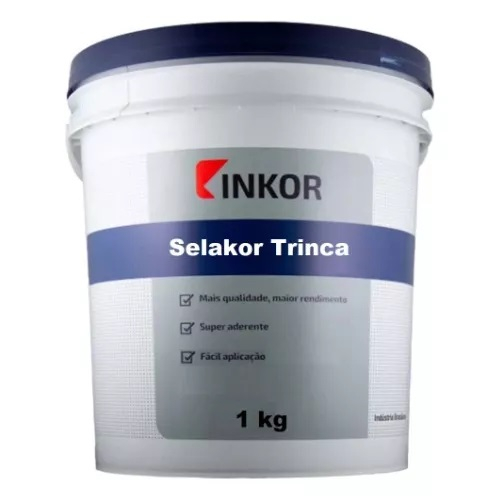 Sela Trinca Fissuras Mastique Branco Parede Selakor 1 Kg