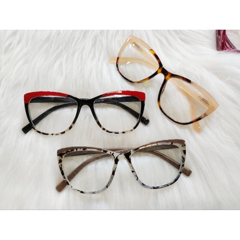 Óculos Feminino Lapidado Moda Diversas Cores Sem Grau Armação