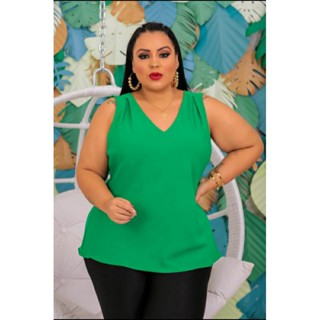 BLUSA PLUS SIZE REGATA SIMPLES