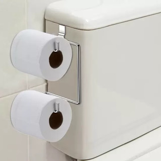 Suporte Papel Higiênico Duplo Para Caixa Acoplada Porta Papel Higiênico