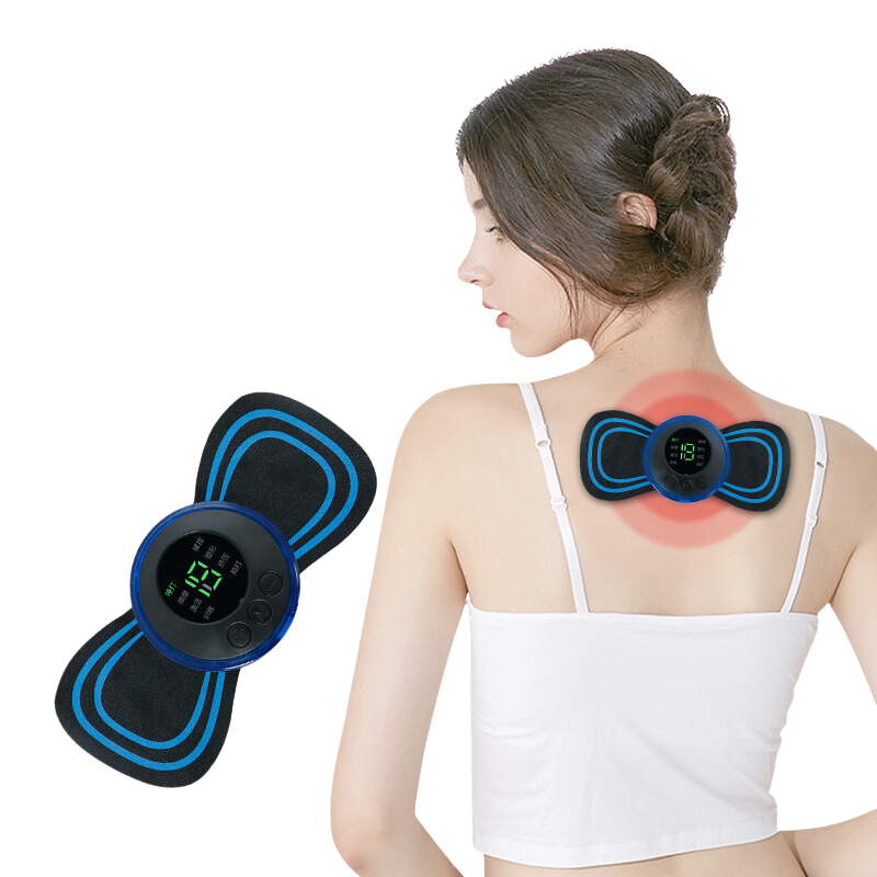 Mini Massageador Elétrico Portátil p/ Pescoço Pulso Costas