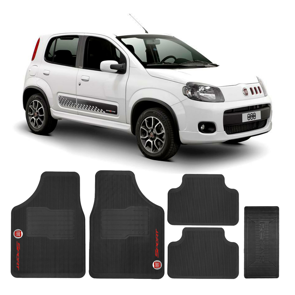 Jogo Tapete de Borracha automotivo fiat Uno em Oferta na Shopee