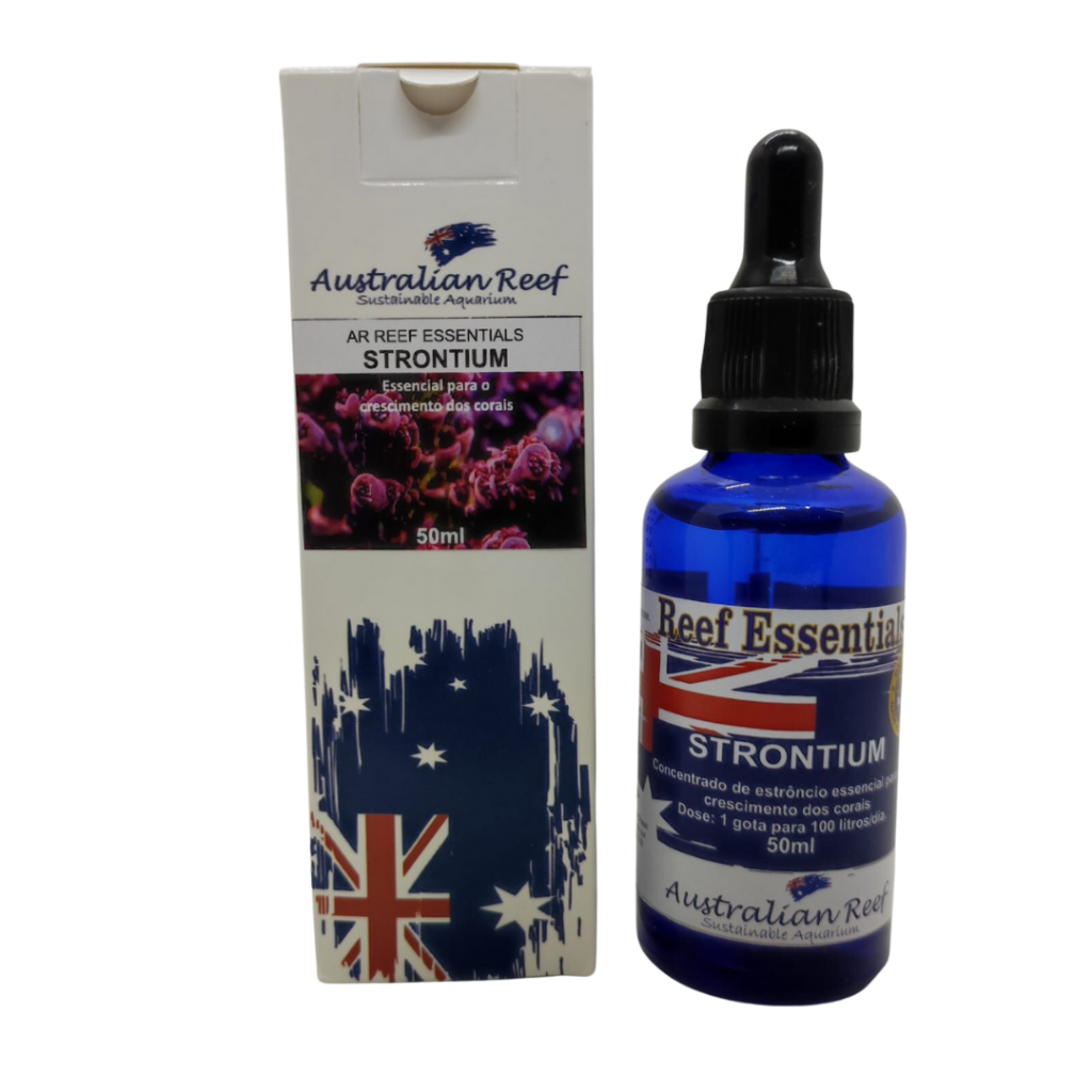 Australian Reef Strontium 50ml - Essencial Para Crescimento Dos Corais