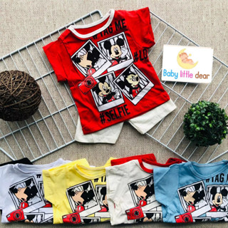 Conjunto Camisa + Shorts Mickey Mouse