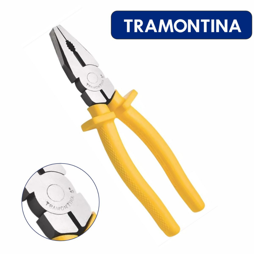 Alicate Universal 8 Polegadas Tramontina Ferramentas em Oferta na Shopee