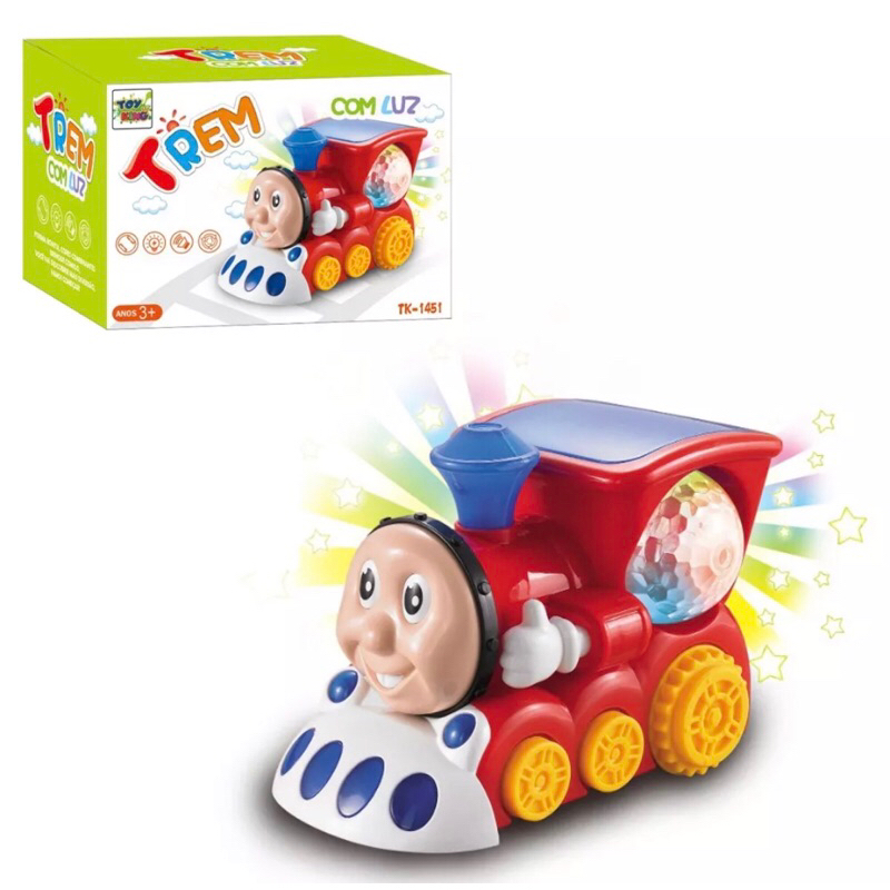 Brinquedo Trenzinho Thomas Com Globo Com Luzes 3D