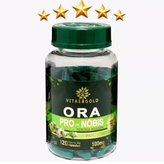 Ora Pro Nóbis Vitae Gold Original Orapronobis 120 Caps Vit A, B, C