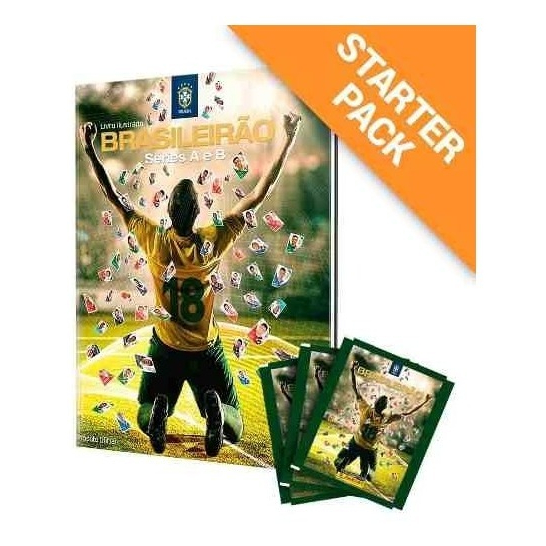 Kit Álbum  Brasileirão 2018 Séries A E B + 60 Figurinhas Panini