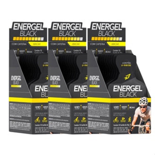 Kit 3x / 1x Energel Black com 10 saches - Body Action