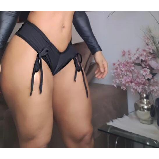 Micro Shorts Malha Importada Lacinho Na Frente 2102 Tiferethy em Oferta na Shopee