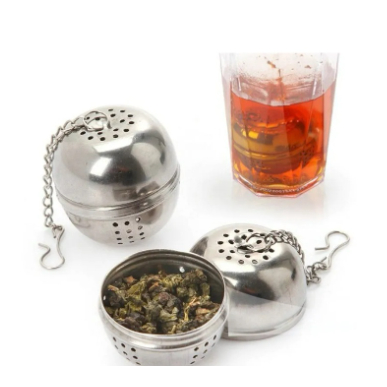 Infusor De Chá De Aço Filtro Coador Top Chef-5 cm de altura x 4.5 cm