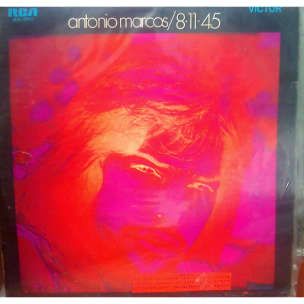 Antonio Marcos – 8-11-45 - áudio Cd