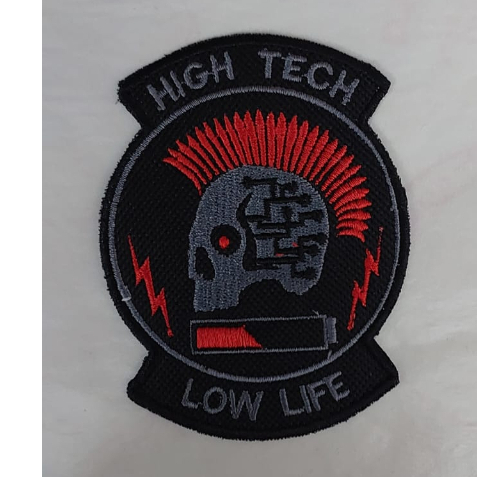 novo jogo cyberpunk 2077 anime high tech low life patch bordado