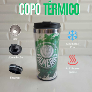 Copo Térmico Personalizado Sociedade Esportiva Palmeiras em Oferta na Shopee