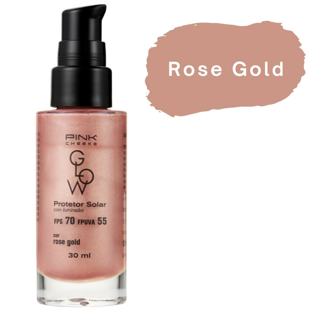 Glow Rose Gold 30ml Proteção Solar Fps 70 - Pink Cheeks