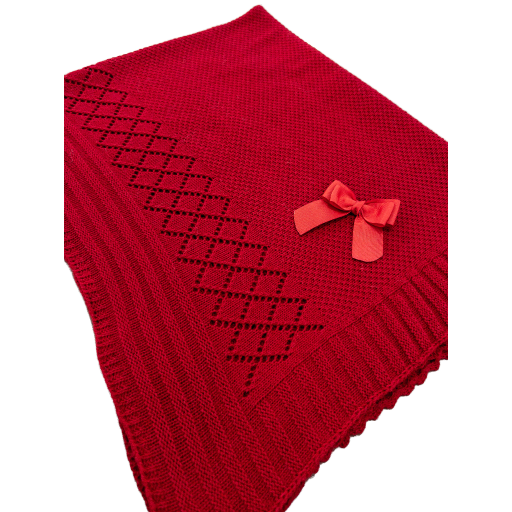 Manta De Trico Avulsa, Saída Maternidade De Lã Para Bebê