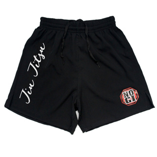 Kit 2 Short Bermuda Nogi Jiu Jitsu Com Corte Lateral Elastano Treino Academia MMA Ranger em Oferta na Shopee